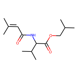 L-Valine, N-(3-methylbut-2-enoyl)-, isobutyl ester