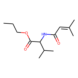 L-Valine, N-(3-methylbut-2-enoyl)-, propyl ester