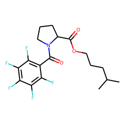 L-Proline, N-(pentafluorobenzoyl)-, isohexyl ester