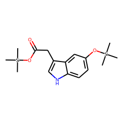 5-Hydroxyindole-3-acetic acid, trimethylsilyl ether, trimethylsilyl ester