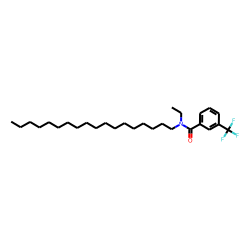 Benzamide, 3-trifluoromethyl-N-ethyl-N-octadecyl-