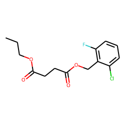 Succinic acid, 2-chloro-6-fluorobenzyl propyl ester