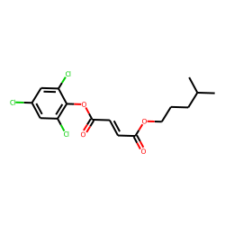 Fumaric acid, isohexyl 2,4,6-trichlorophenyl ester
