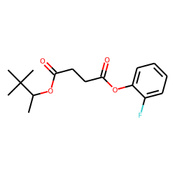 Succinic acid, 2-fluorophenyl 3,3-dimethylbut-2-yl ester