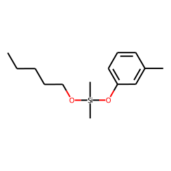 Silane, dimethyl(3-methylphenoxy)pentyloxy-