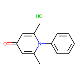 4(1H)-pyridone, 2,6-dimethyl-1-phenyl-, hydrochloride