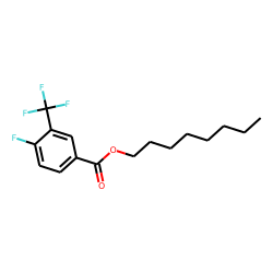 4-Fluoro-3-trifluoromethylbenzoic acid, octyl ester