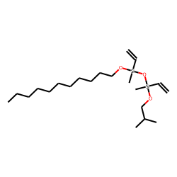 Silane, methylvinyl(isobutoxy)(methylvinylundecyloxysilyloxy)-