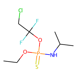 O-Ethyl-O-(1,1-difluoro-2-chloroethyl)-N-isopropyl-phosphorothioamidate