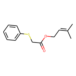 (Phenylthio)acetic acid, 3-methylbut-2-enyl ester