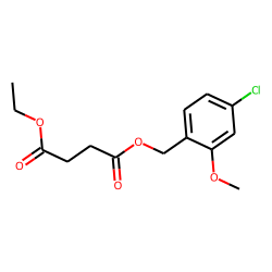 Succinic acid, ethyl 2-methoxy-4-chlorobenzyl ester