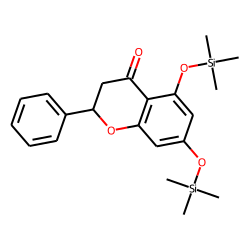 Flavanone, 5,7-dihydroxy, TMS