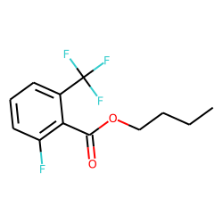 6-Fluoro-2-trifluoromethylbenzoic acid, butyl ester
