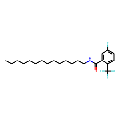 Benzamide, 2-trifluoromethyl-5-fluoro-N-tetradecyl-