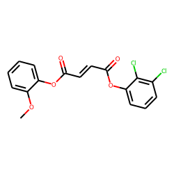 Fumaric acid, 2-methoxyphenyl 2,3-dichlorophenyl ester