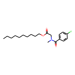 Sarcosine, N-(4-chlorobenzoyl)-, decyl ester