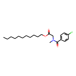 Sarcosine, N-(4-chlorobenzoyl)-, undecyl ester