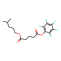 Glutaric acid, isohexyl pentafluorophenyl ester
