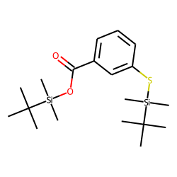 3-Mercaptobenzoic acid, S-(tert-butyldimethylsilyl)-, tert-butyldimethylsilyl ester