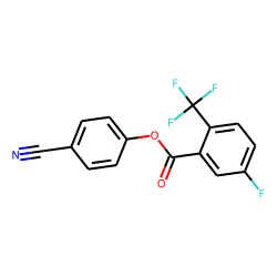 5-Fluoro-2-trifluoromethylbenzoic acid, 4-cyanophenyl ester