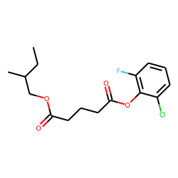 Glutaric acid, 2-chloro-6-fluorophenyl 2-methylbutyl ester
