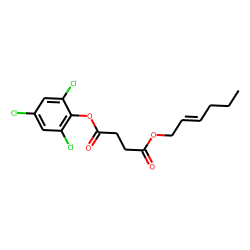 Succinic acid, 2,4,6-trichlorophenyl cis-hex-2-en-1-yl ester