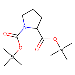Proline + CO2, 2TMS
