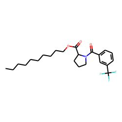 L-Proline, N-(3-trifluoromethylbenzoyl)-, decyl ester