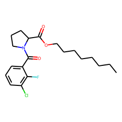 L-Proline, N-(3-chloro-2-fluorobenzoyl)-, octyl ester