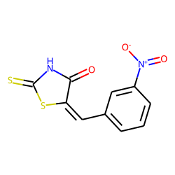 Rhodanine, 5-(m-nitrobenzylidene)-