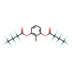 2-Methylresorcinol, bis(heptafluorobutyrate)