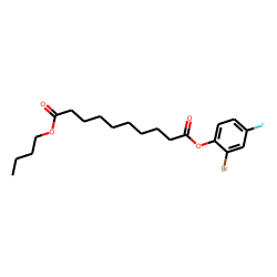 Sebacic acid, 2-bromo-4-fluorophenyl butyl ester