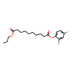 Sebacic acid, 2-bromo-4-fluorophenyl propyl ester