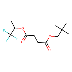 Succinic acid, 1,1,1-trifluoroprop-2-yl neopentyl ester