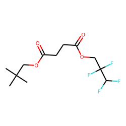 Succinic acid, 2,2,3,3-tetrafluoropropyl neopentyl ester
