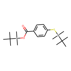 4-Mercaptobenzoic acid, S-(tert-butyldimethylsilyl)-, tert-butyldimethylsilyl ester