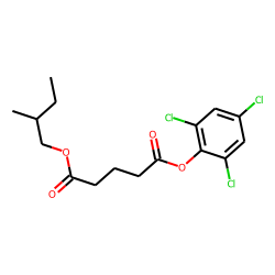 Glutaric acid, 2,4,6-trichlorophenyl 2-methylbutyl ester