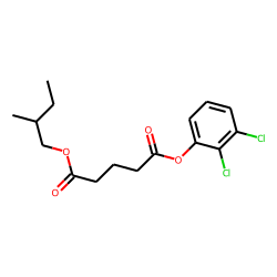 Glutaric acid, 2,3-dichlorophenyl 2-methylbutyl ester