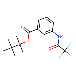 3-Aminobenzoic acid, N-trifluoroacetyl-, tert.-butyldimethylsilyl ester