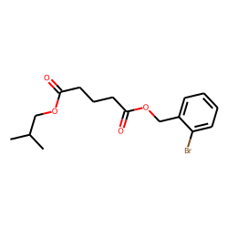 Glutaric acid, 2-bromobenzyl isobutyl ester