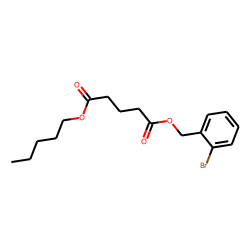 Glutaric acid, 2-bromobenzyl pentyl ester