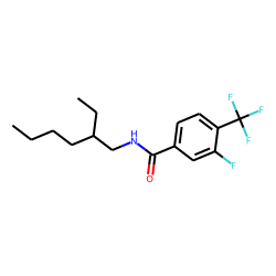 Benzamide, 3-fluoro-4-trifluoromethyl-N-(2-ethylhexyl)-
