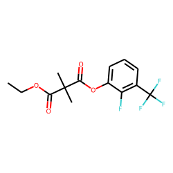 Dimethylmalonic acid, ethyl 2-fluoro-3-trifluoromethylphenyl ester