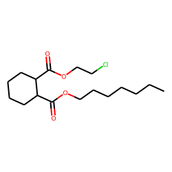 1,2-Cyclohexanedicarboxylic acid, 2-chloroethyl heptyl ester