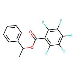 1-Phenylethyl pentafluorobenzoate