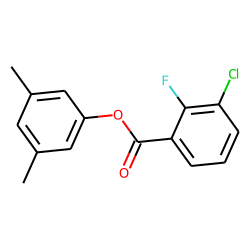 3-Chloro-2-fluorobenzoic acid, 3,5-dimethylphenyl ester