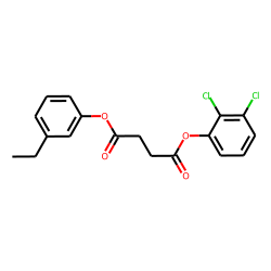 Succinic acid, 2,3-dichlorophenyl 3-ethylphenyl ester