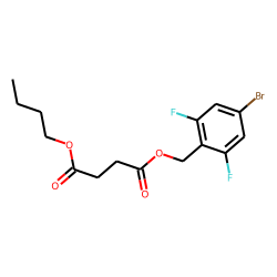 Succinic acid, 4-bromo-2,6-difluorobenzyl butyl ester