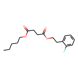 Succinic acid, 2-fluorophenethyl pentyl ester