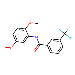 Benzamide, N-(2,5-dimethoxyphenyl)-3-trifluoromethyl-